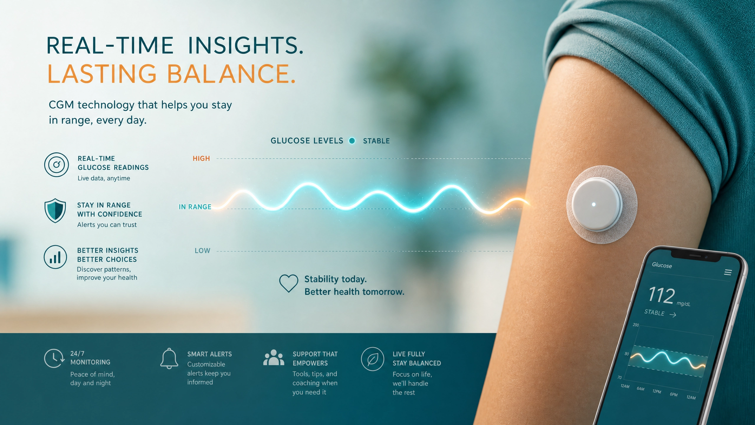 CGM Insights — Calm Glucose Guide